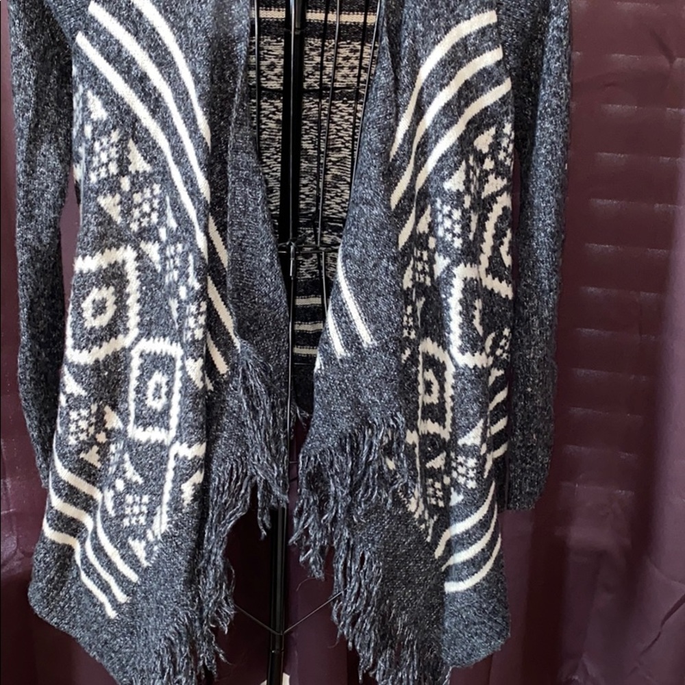 Grey cardigan